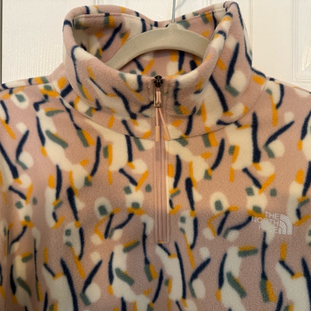 The North Face Wonens Patterned Fleece Jacket - P… - image 3